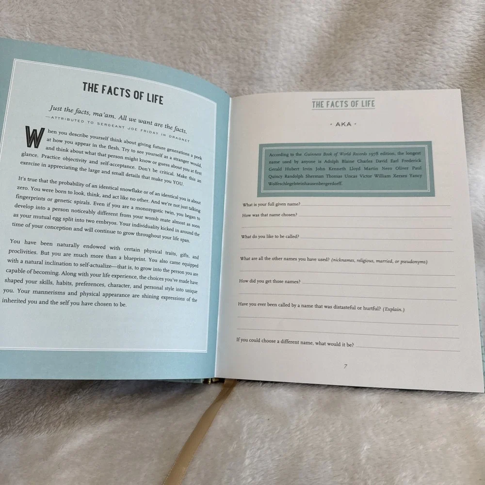 The Book of Me‎ A Do It Yourself Memoir Guided Journal Peter Pauper Press